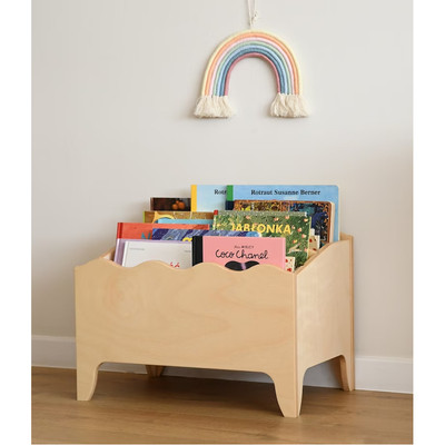Kệ Sách Mầm Non Phong Cách Nhật Bản Cho Bé Từ 2-6 Tuổi, Gỗ Thông An Toàn, Đạt Tiêu Chuẩn Benrikids