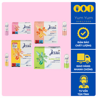 Băng vệ sinh tampons jessa 💥 chính hãng 💥 băng vệ sinh dạng mút hộp đủ size - hàng đức cao cấp
