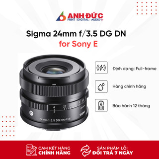 Ống Kính Sigma 24mm F3.5 DG DN Contemporary for SONY E - Hàng Chính Hãng