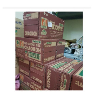 Sỉ thùng 12 chai nước cốt dừa thái chaokoh hộp 1l nội địa thái