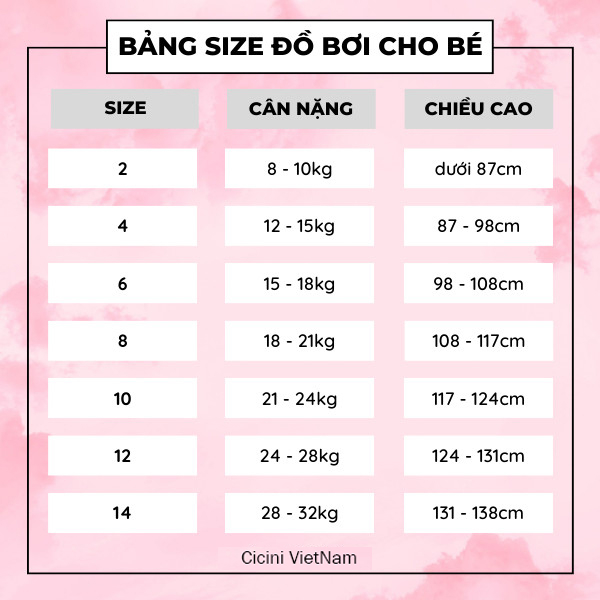 Bộ Quần Áo Bơi Cicini Kèm Mũ Mã C05 Dành Cho Bé Trai