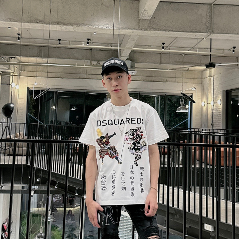 Áo Thun Nam Dsq 103 Hình In Nhiệt Cao Cấp Chất Liệu Cotton Thoáng Mát Thấm Hút Mồ Hôi Phù Hợp Cho Nam