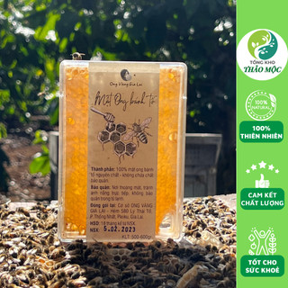 Mật ong bánh tổ tươi nguyên sáp đóng hộp 500gr - lensoigialai