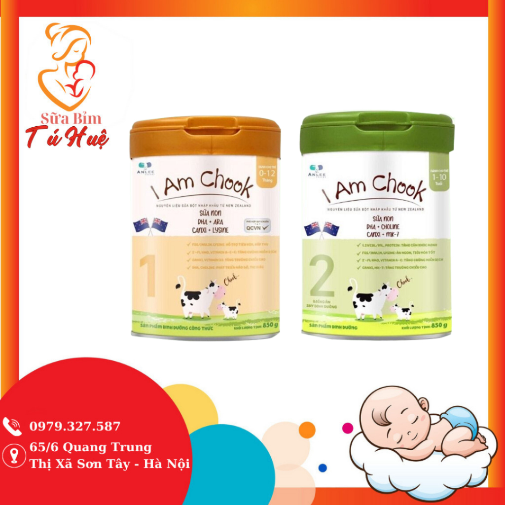 Sữa Non IAM Chook Tăng Cường Phát Triển Chiều Cao, Cân Nặng, Trí Não