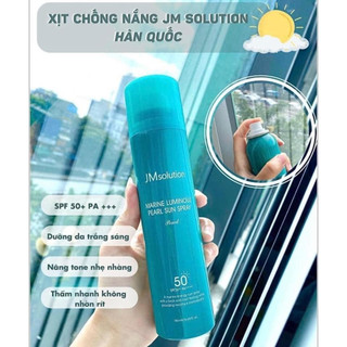 Xịt Chống Nắng Hàn Quốc JMsolution Luminous Sun Spray - 180ml
