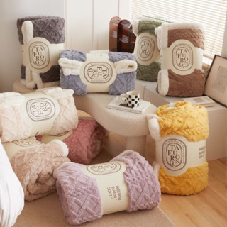 Chăn Lông Cừu TAFURONG_LOẠI 1_Mền Len Cừu Mông Cổ thế hệ mới siêu nhẹ Làm ấm nhanh