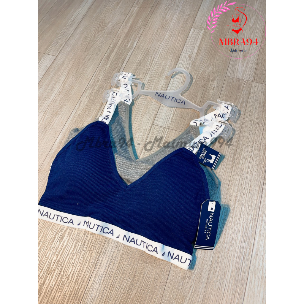 Áo Bra tập bản cài NAUTICA mặc thay áo lót ngực, đi biển, tập gym, yoga, chơi thể thao M2293 - Mbra94