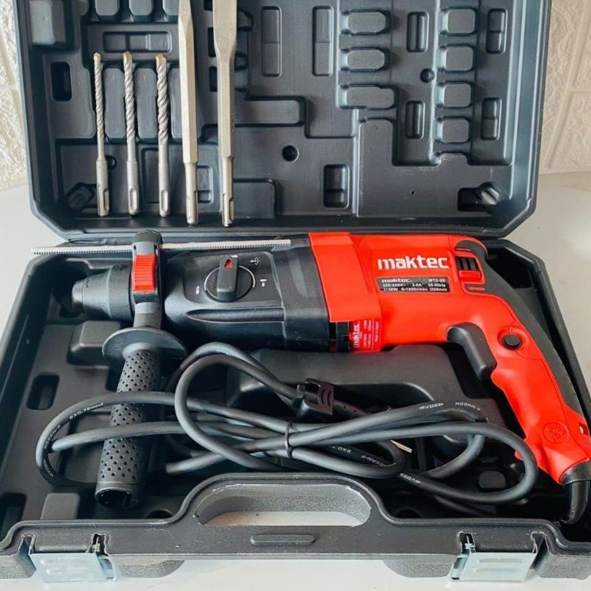 Máy khoan bê tông Maktec Công suất 1150W -  lõi đồng 100%- Bền đẹp mạnh mẽ siêu bền bỉ