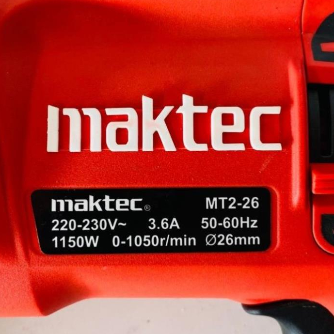 Máy khoan bê tông Maktec Công suất 1150W -  lõi đồng 100%- Bền đẹp mạnh mẽ siêu bền bỉ