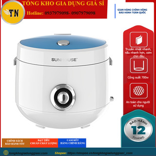 Nồi cơm điện 1.8 l sunhouse shd8606, công suất 700w, bảo hành 12 tháng