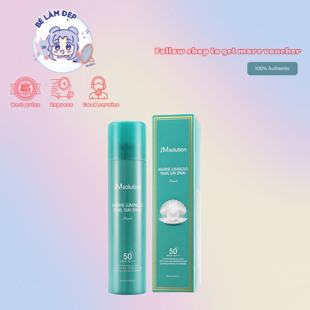 Xịt Chống Nắng Body JMsolution Từ Ngọc Trai 180ml Marine Luminous Pearl Sun Spray SPF50+/PA++++