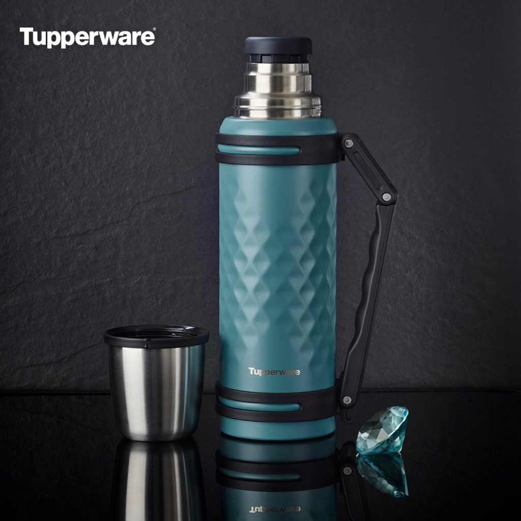 Bình giữ nhiệt/ bình thuỷ Tupperware Thermal Brighton 1.2L - Bảo hành 12 tháng - Giữ nhiệt 24 tiếng, lõi thép 304