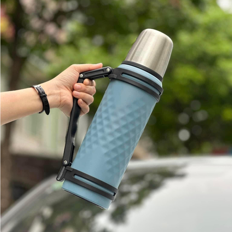 Bình giữ nhiệt/ bình thuỷ Tupperware Thermal Brighton 1.2L - Bảo hành 12 tháng - Giữ nhiệt 24 tiếng, lõi thép 304