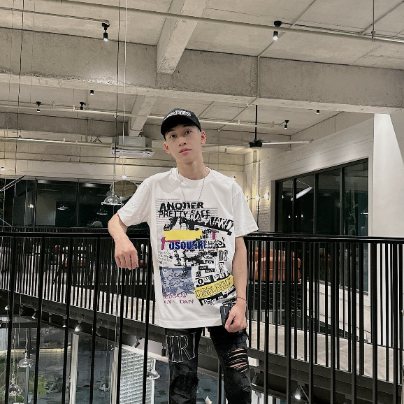 Áo Thun Nam Dsq 105 Hình In Nhiệt Cao Cấp Chất Liệu Cotton 2 Chiều Thoáng Mát Thấm Hút Mồ Hôi Mới Nhất.