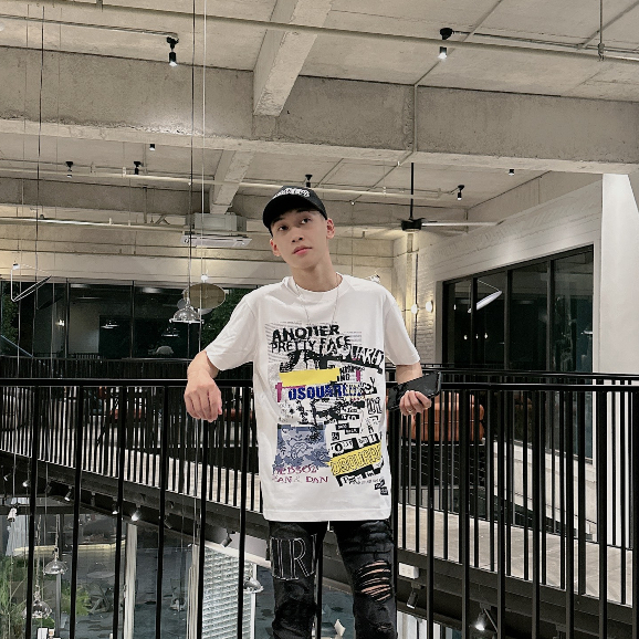 Áo Thun Nam Dsq 105 Hình In Nhiệt Cao Cấp Chất Liệu Cotton 2 Chiều Thoáng Mát Thấm Hút Mồ Hôi Mới Nhất.