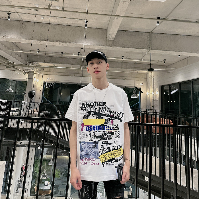 Áo Thun Nam Dsq 105 Hình In Nhiệt Cao Cấp Chất Liệu Cotton 2 Chiều Thoáng Mát Thấm Hút Mồ Hôi Mới Nhất.