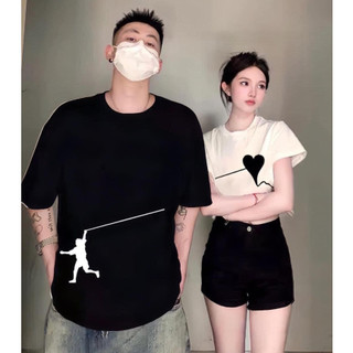 Áo cặp đôi in hình - áo thun nam nữ loza g0065