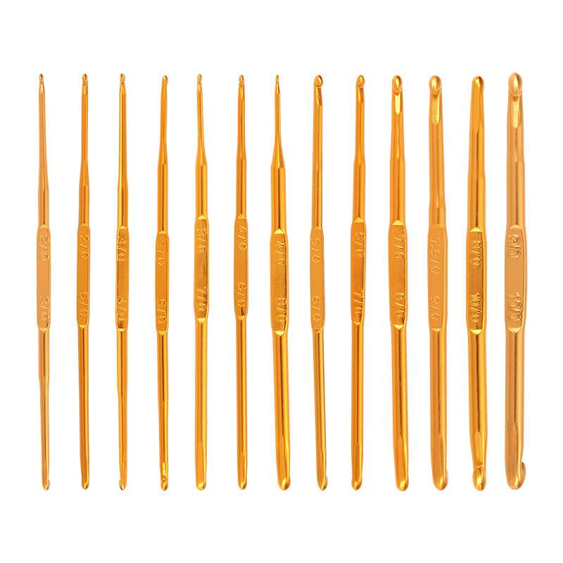 Kim móc 2 đầu cán vàng