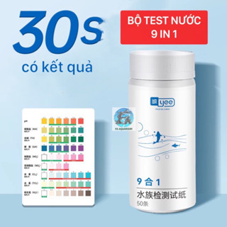 [9 IN 1] Bộ test nước 9in1, test pH/gH/kH/No3/No2/TCL/Cl2/H2S/TA