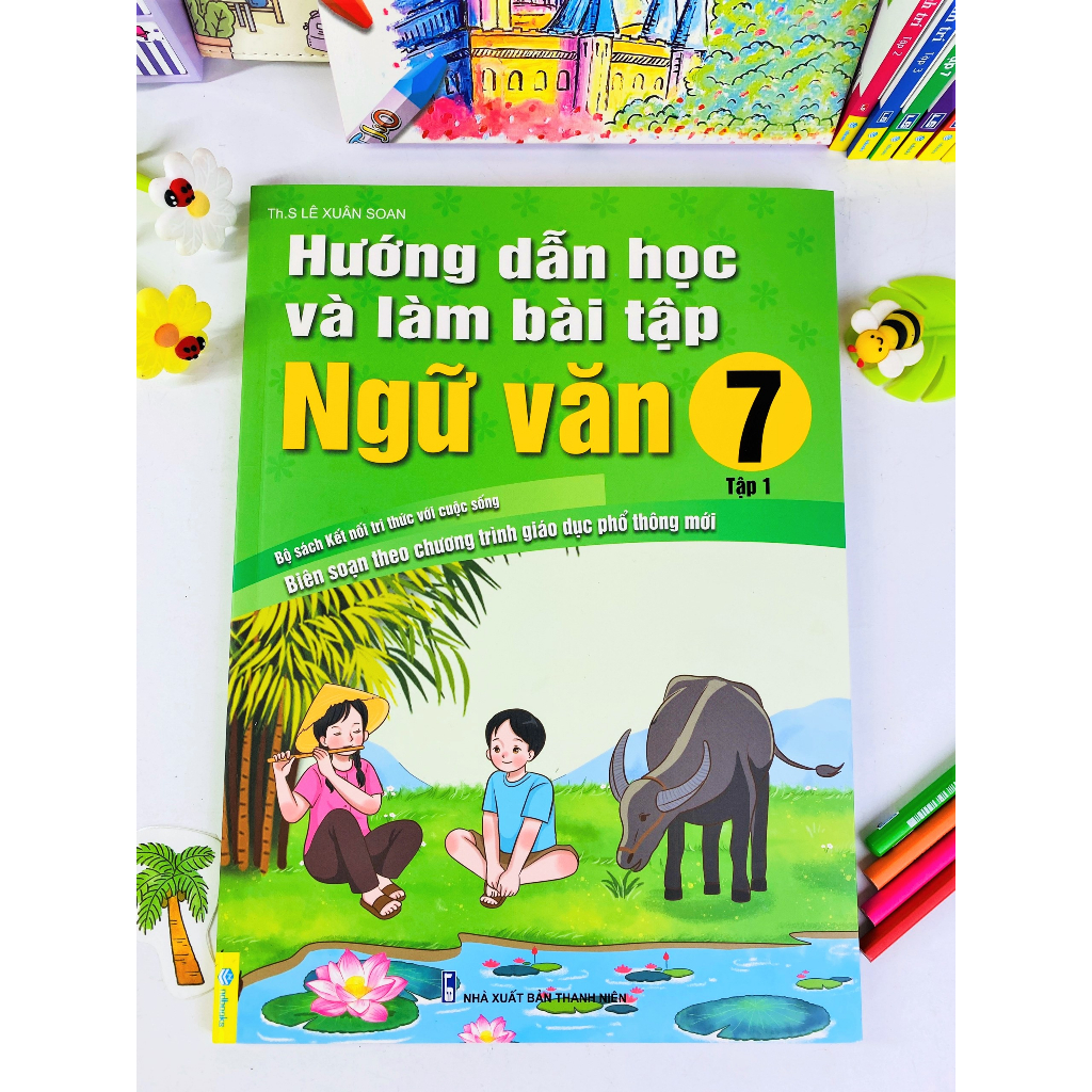 Sách - Combo 2 cuốn Hướng Dẫn Học Và Làm Bài Tập Ngữ Văn 7 - Biên soạn theo chương trình GDPT mới - Kết Nối - ndbooks