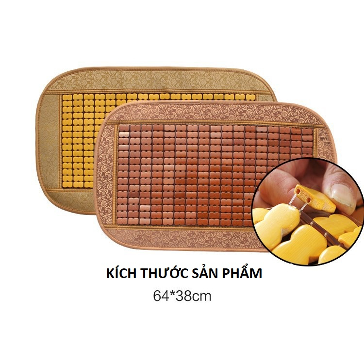 Thảm, Đệm Lót Yên Xe Máy Bằng Trúc Mát Thoáng Khí