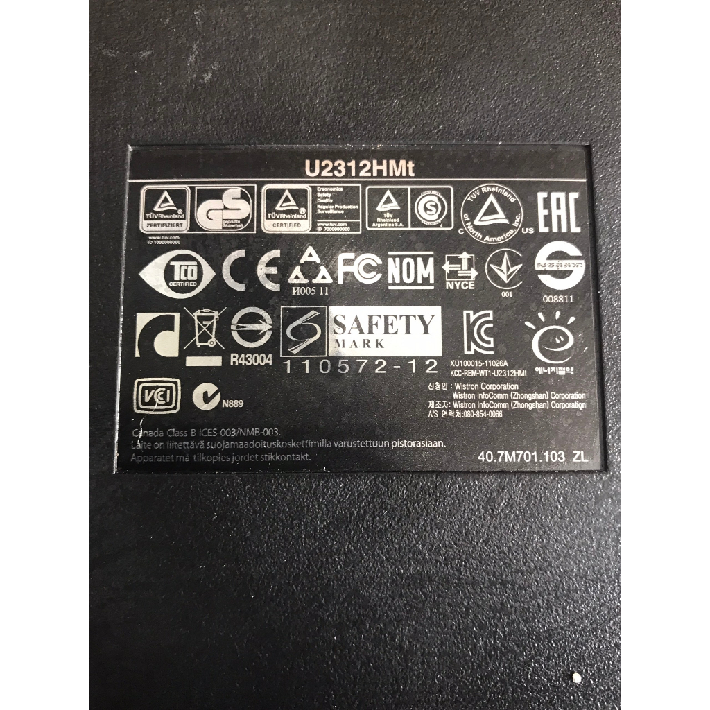 Bo LCD Dell 23 inch U2312Hmt L0281-2N L0144-2N L0298-1M L0297-1 tháo máy sống - BH 1 tháng