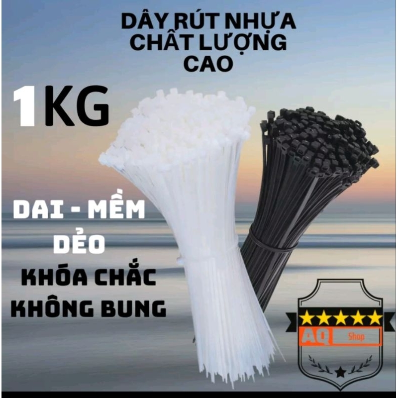 Dây rút nhựa  màu đen 3*100,4*150,5*200,5*250