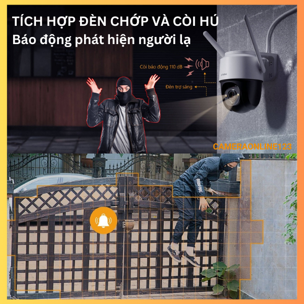 Camera WIFI ngoài trời imou  IPC-S21FP 2MP hàng chính hãng