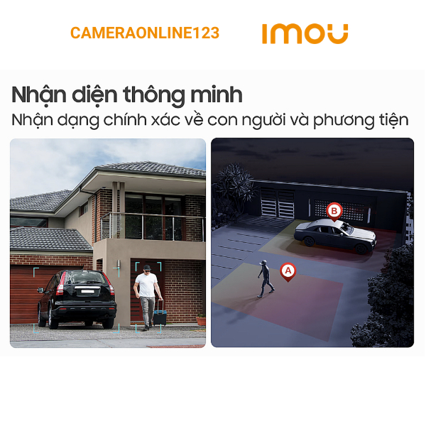 Camera wifi Imou Cruiser 2 IPC-GS7EP-3M0WE  _ 5M Hàng bảo hành chính hãng- át hiện người và xe cộ