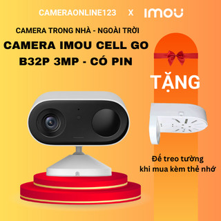Camera ipc-b32p-v2 sử dụng pin, tích hợp mic, đàm thoại 2 chiều