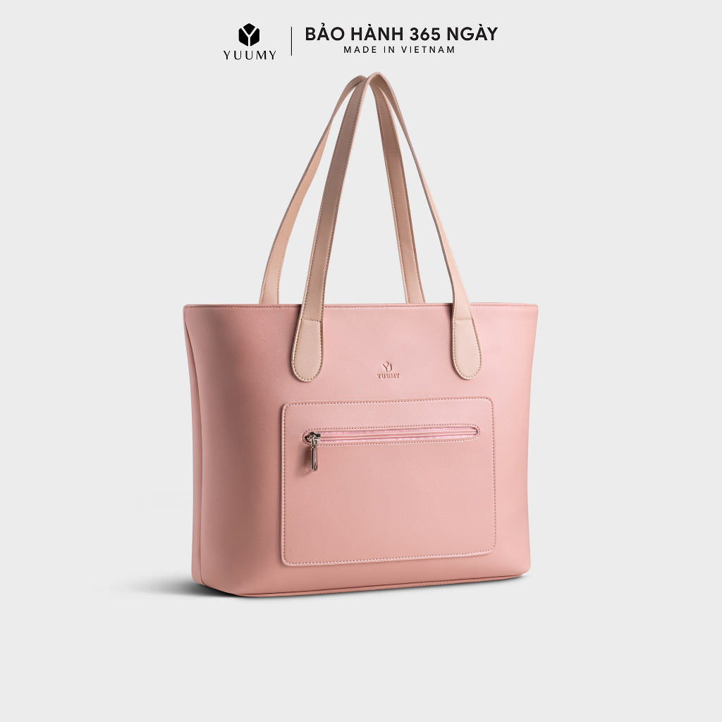 Túi xách da nữ công sở quai phối màu YUUMY Seasand YTX44