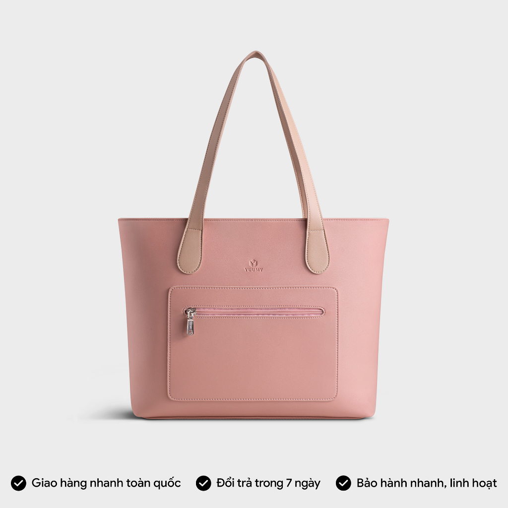 Túi xách da nữ công sở quai phối màu YUUMY Seasand YTX44