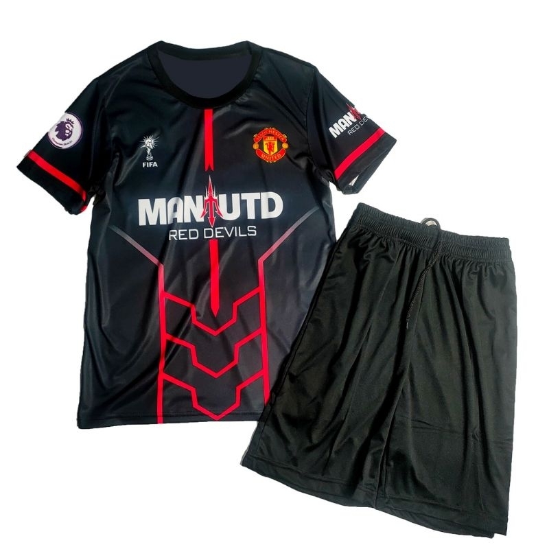 Bộ quần áo bóng đá M.U chế thun lạnh