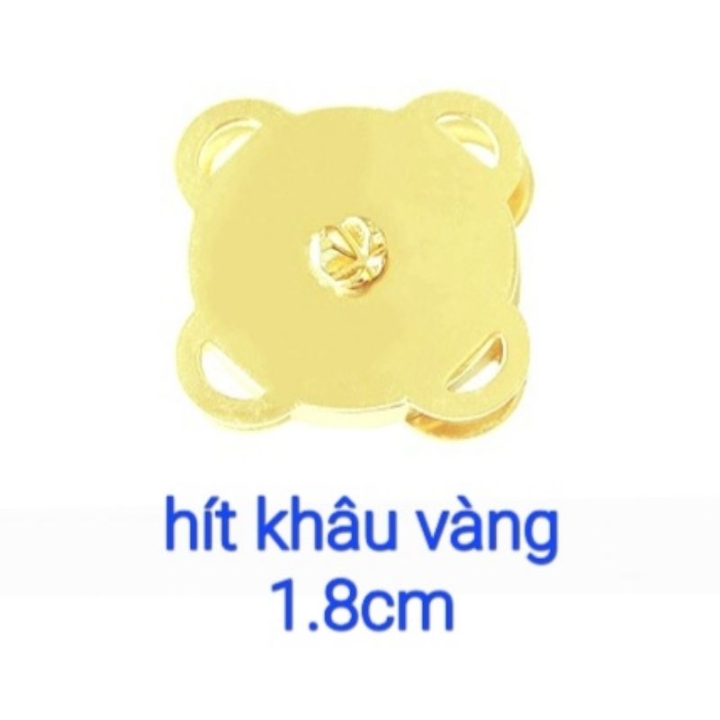 10 bộ hít nam châm gắn túi xách size 1.4cm_1.8cm