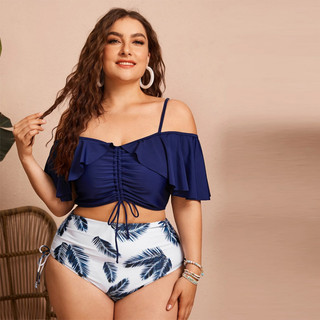 Đồ bơi, bikini 2 mảnh size lớn, giấu bụng, kín đáo cho người béo mập #b101