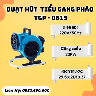 Quạt hút thổi 2 chiều dasin tgp-0615 cánh nhựa công suất 229w