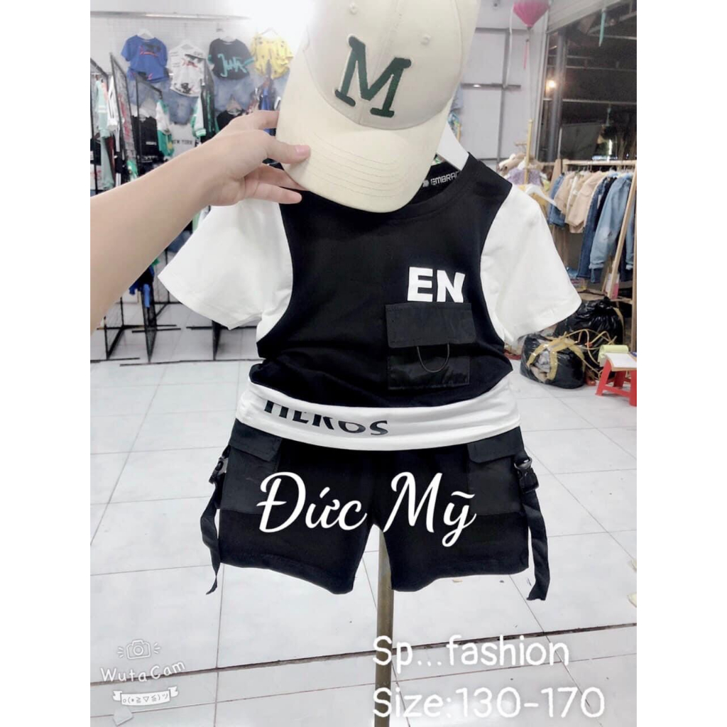 Đồ Bộ Bé Trai Quảng Châu Cao Cấp BABYKIDS BB24 Vải Cotton Xịn , Bộ Cộc Tay Cho Bé Mặc Nhà Đi Chơi