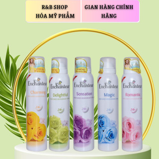 Xịt khử mùi hương nước hoa Enchanteur charming --Romantic-- Sensation-- Delighful 150ml - 4 mùi lựa chọn
