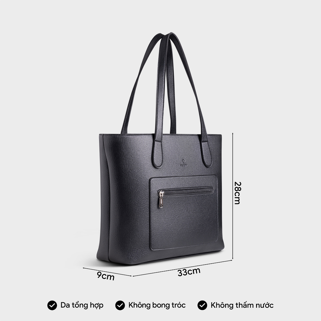 Túi xách da nữ công sở quai phối màu YUUMY Seasand YTX44