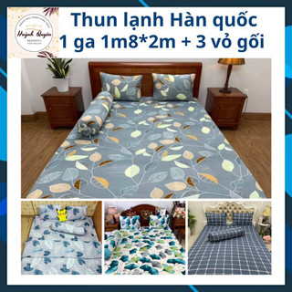 Bộ ga thun lạnh Hàn quốc 4 món