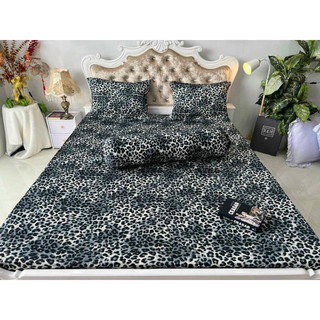 [1M8*2M nệm cao 5-15cm] bộ ga thun lạnh Hàn quốc 4 món