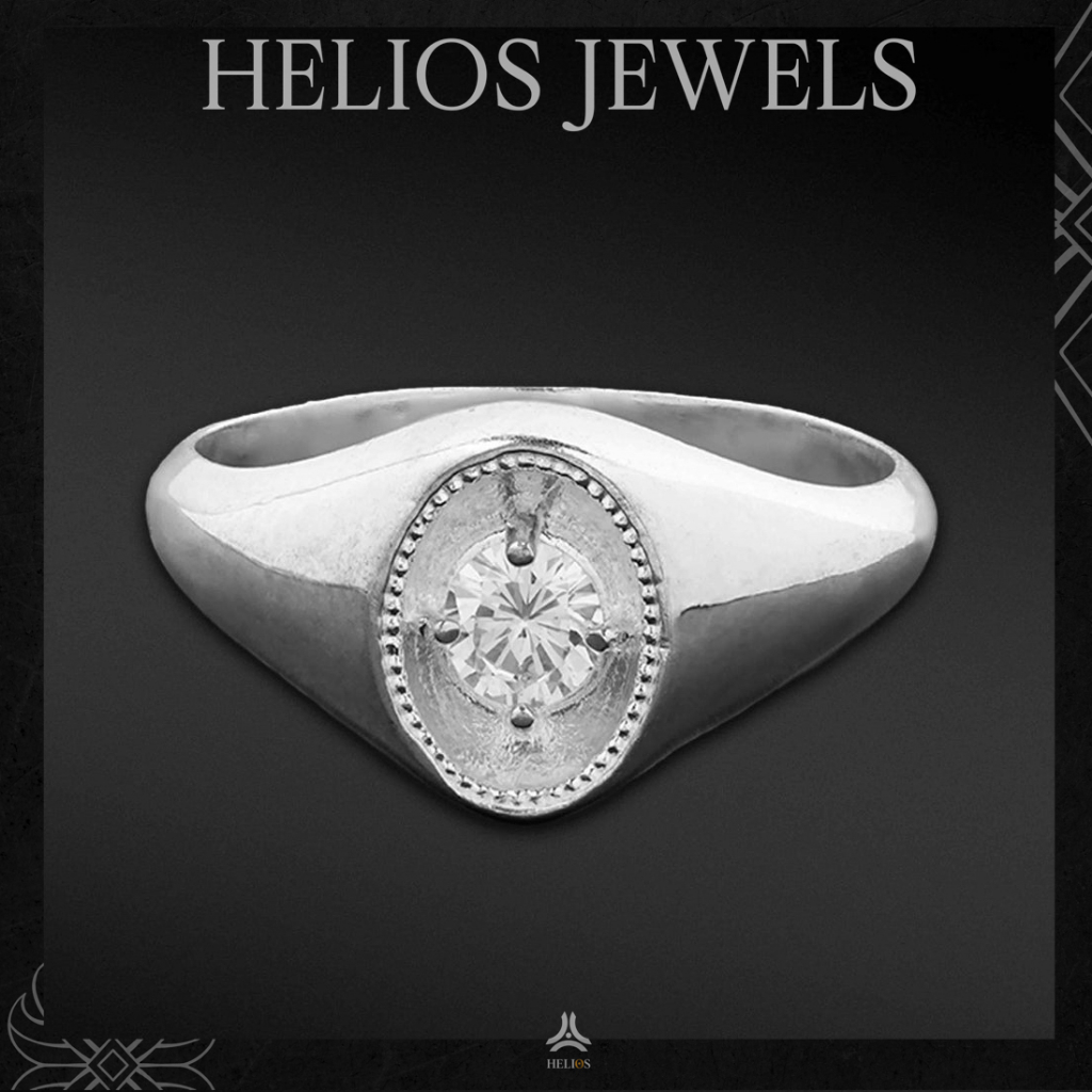 Nhẫn bạc nam HeliSilver Marvelous S925