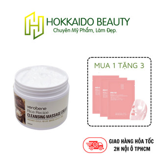 Kem tẩy trang Massage Verobene Rice Cipe - Cleansing massage cream 300ml