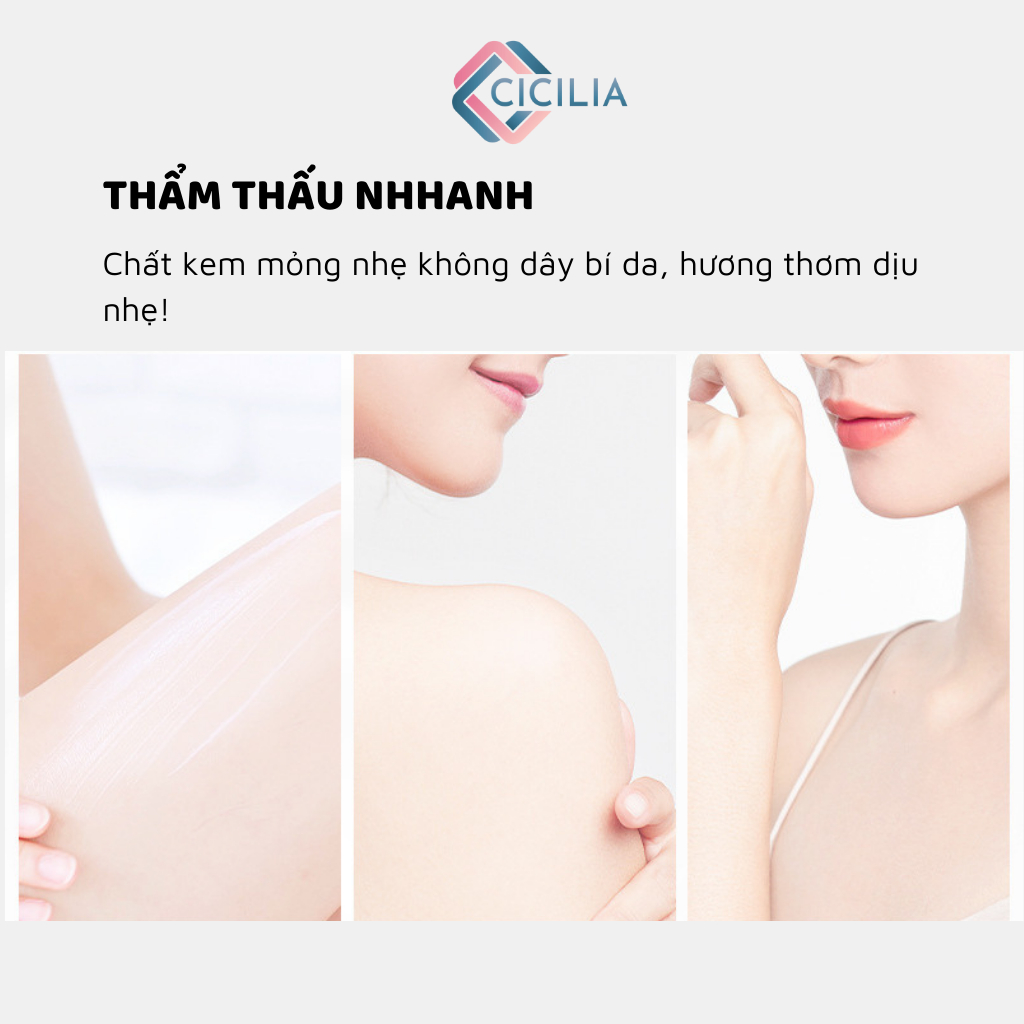 Sữa Dưỡng Thể Dưỡng Sáng Da Hương Nước Hoa Mềm Mịn Da 500ml CICILIA - CI-030