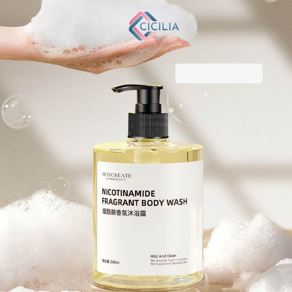 Sữa Tắm Trắng Da Dưỡng Ẩm Tẩy Da Chết CICILIA 500ml CI-032