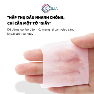 Film Thấm Dầu Oil Clear Film CICILIA Gói 100 Tờ CI-031