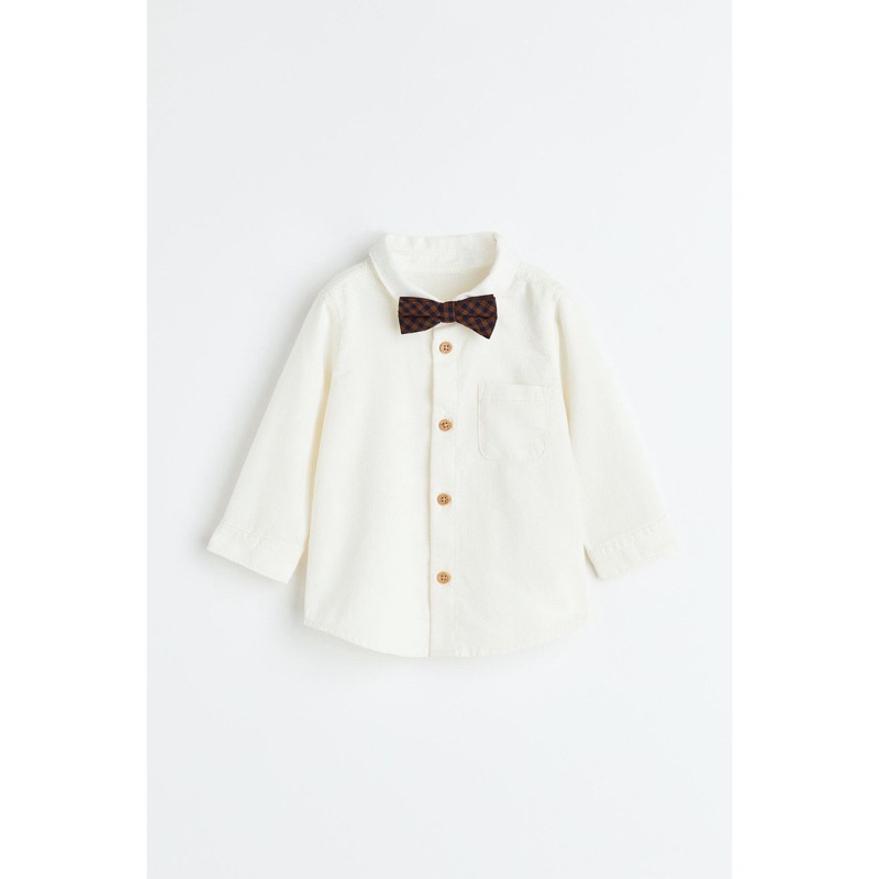 Áo sơ mi hm auth bé trai