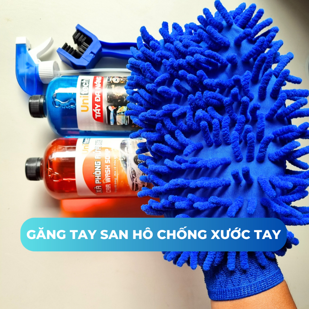 Combo 5 món Rửa Sên & Rửa Xe UNITECH