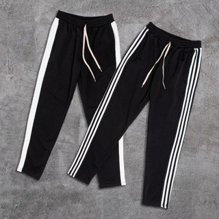 Quần Ổng Rộng 3 Sọc Xanh Lá Basic Unisex