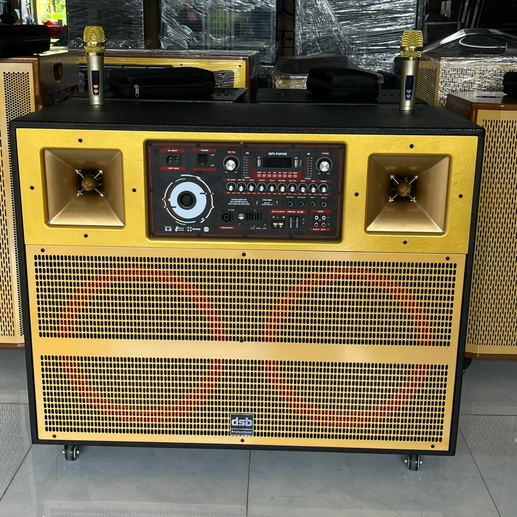 Loa Kéo Di Động 40 Đôi Kèm 2 Miro - Dàn Karaoke Ngoài Trời Bass 40 Col 51 Từ 140, 2 Trep 250